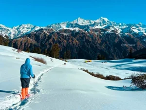 Home 32 Gulabi Kantha Trek - Meadows, Bandarpunch and Seema Thatch view
