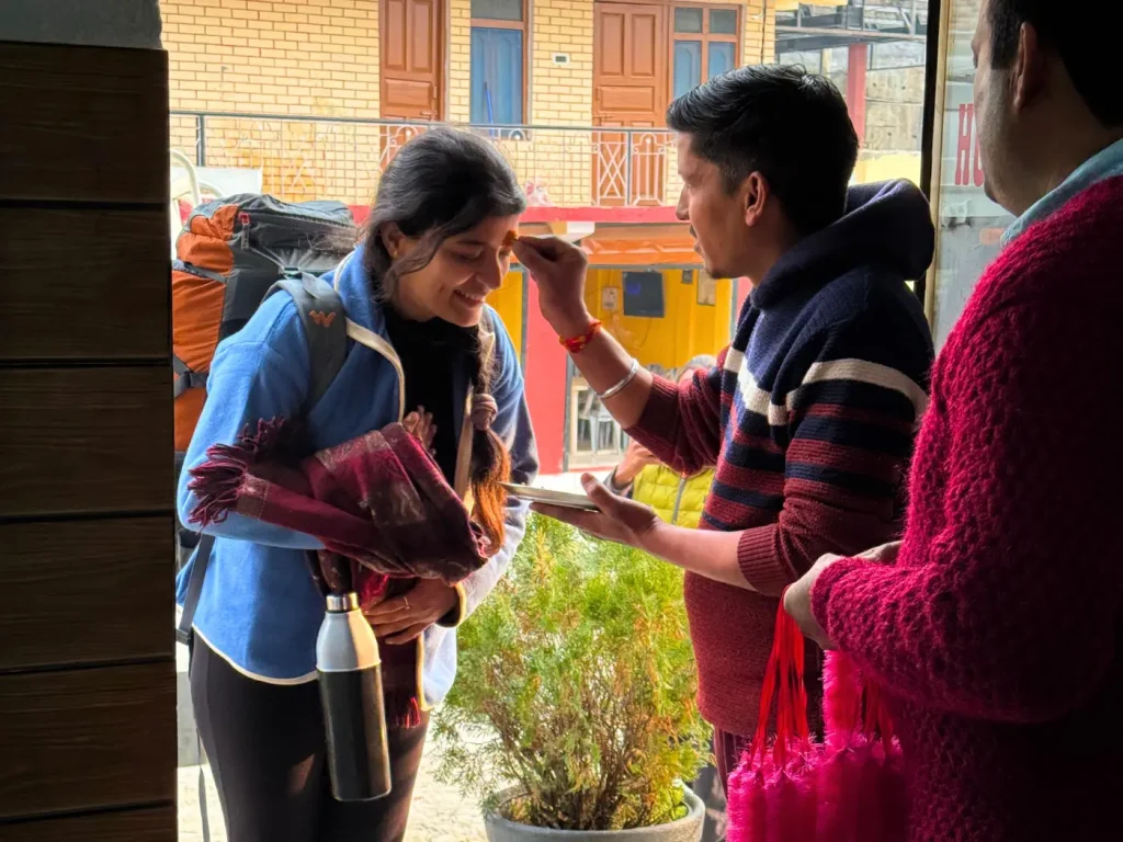 Yamuna Valley Hotel Association Welcomes Gulabi Kantha Trekkers by Montaxe 2 Gulabi Kantha Winter Trek 1