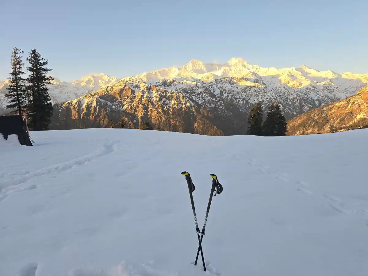 Gulabi Kantha Trek 2026 - Complete Guide, Cost, Itinerary 5 Bandarpoonch from Seema Campsite