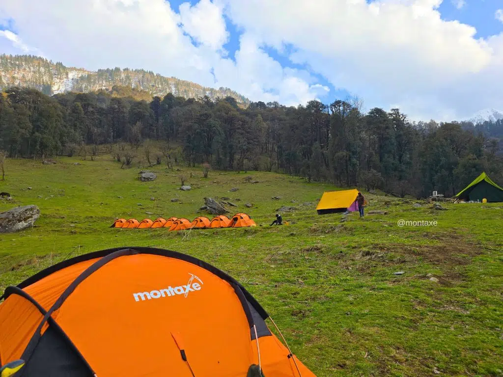 Gulabi Kantha Trek With Jalpaiguri Government Engineering College (JGEC): A Journey Through Snow, Forests And Team Spirit 2 Kandola Campsite Gulabi Kantha