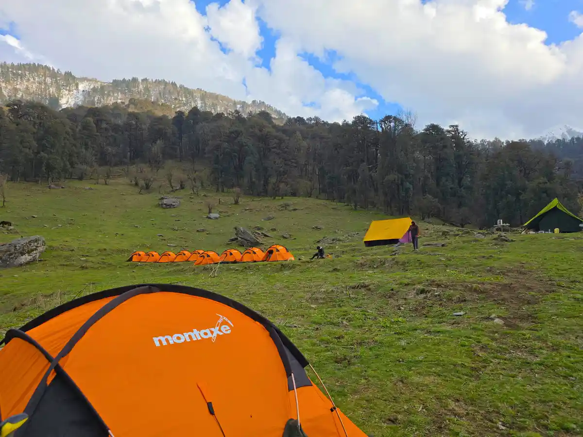 Bhrigu Lake Trek 6 Kandola Campsite Teeniyati