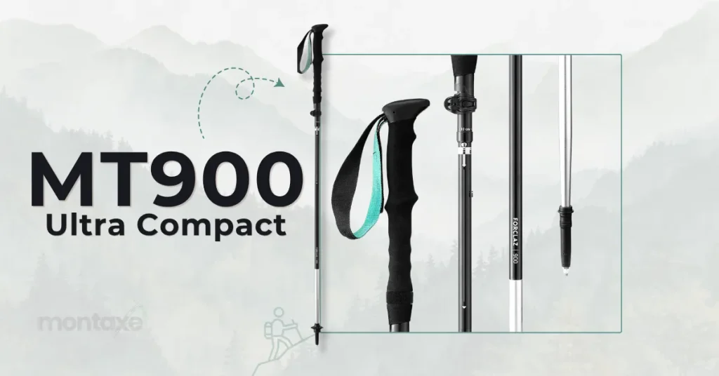 decathlon mt900 ultra compact trekking pole montaxe